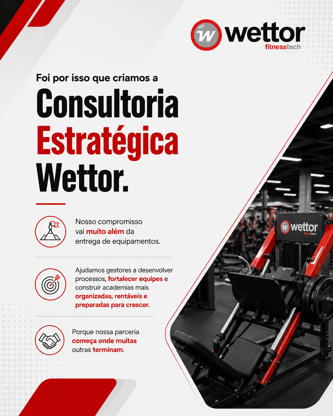 Consultoria Estrategica Wettor para desenvolver processos, fortalecer equipes e construir academias preparadas.